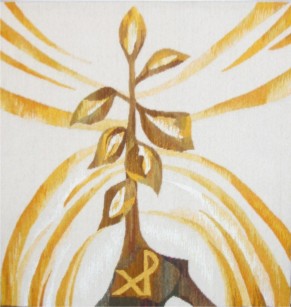 Antependium Wei&szlig; Altar